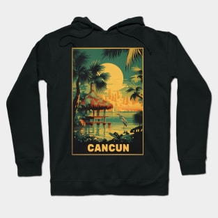 Cancun, Mexico, Travel Poster Hoodie